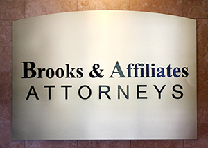 Brooks & Affiliates office sign